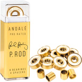 Andale P-Rod Pro Rated Gold Skate Bearings