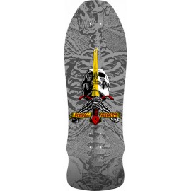 POWELL PERALTA DECK REISSUE GEEGAH SKULL SWORD SLVR 9.7