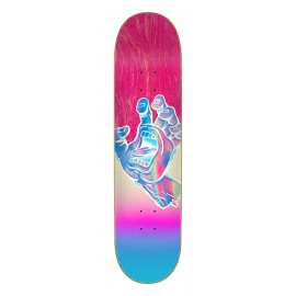 SANTA CRUZ Iridescent Hand SKATEBOARD DECK 7.75"