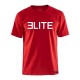 Elite logo T-shirt, red