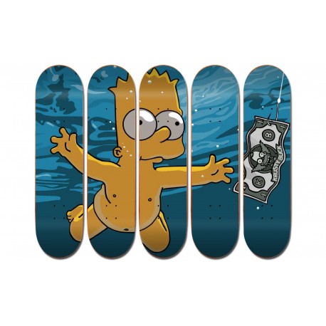 Polyptyque Bart Simpsons Nirvana