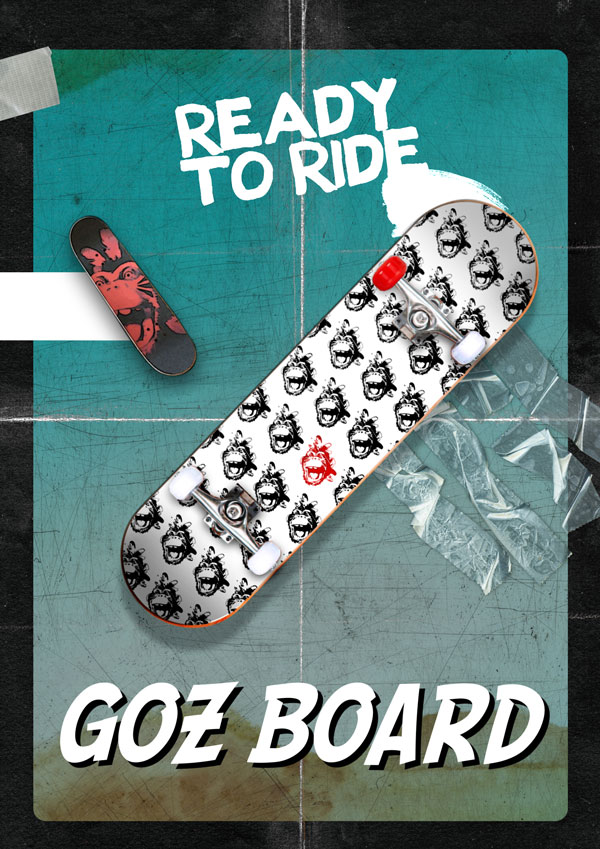 Skate Shaka Ponk Goz Board